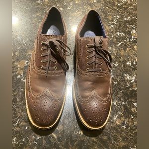 Cole Haan mens shoes 12M leather wingtips loafers Nike Air soles